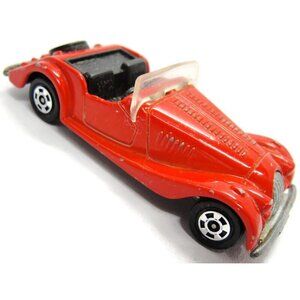 1977 Tomica Red Morgan Plus 8 Diecast Toy Car 1:57 Scale Japan F28 Vintage Colle